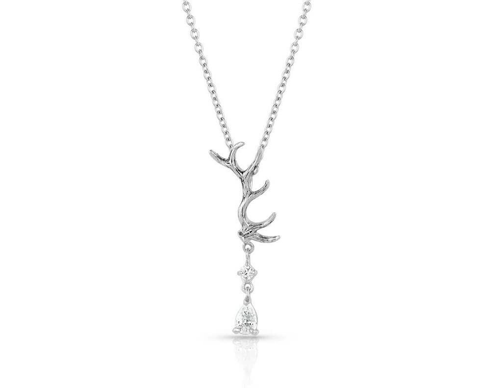 Montana Silversmiths Kristy Titus Nature's Chandelier Necklace for Women - Sterling Silver Pendant Jewelry - Perfect for Outdoor Adventures, Western Fashion & Gift Giving