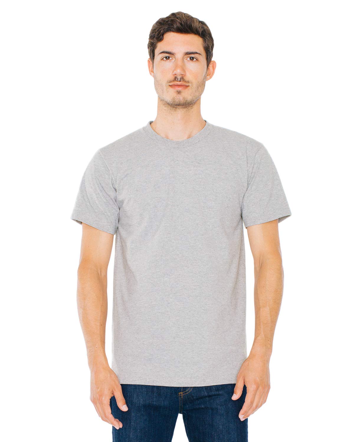 American Apparel Men's Hammer Crewneck T-Shirt - Soft Cotton Casual Tee for Everyday Wear | Perfect for Streetwear, Gym & Lounge
