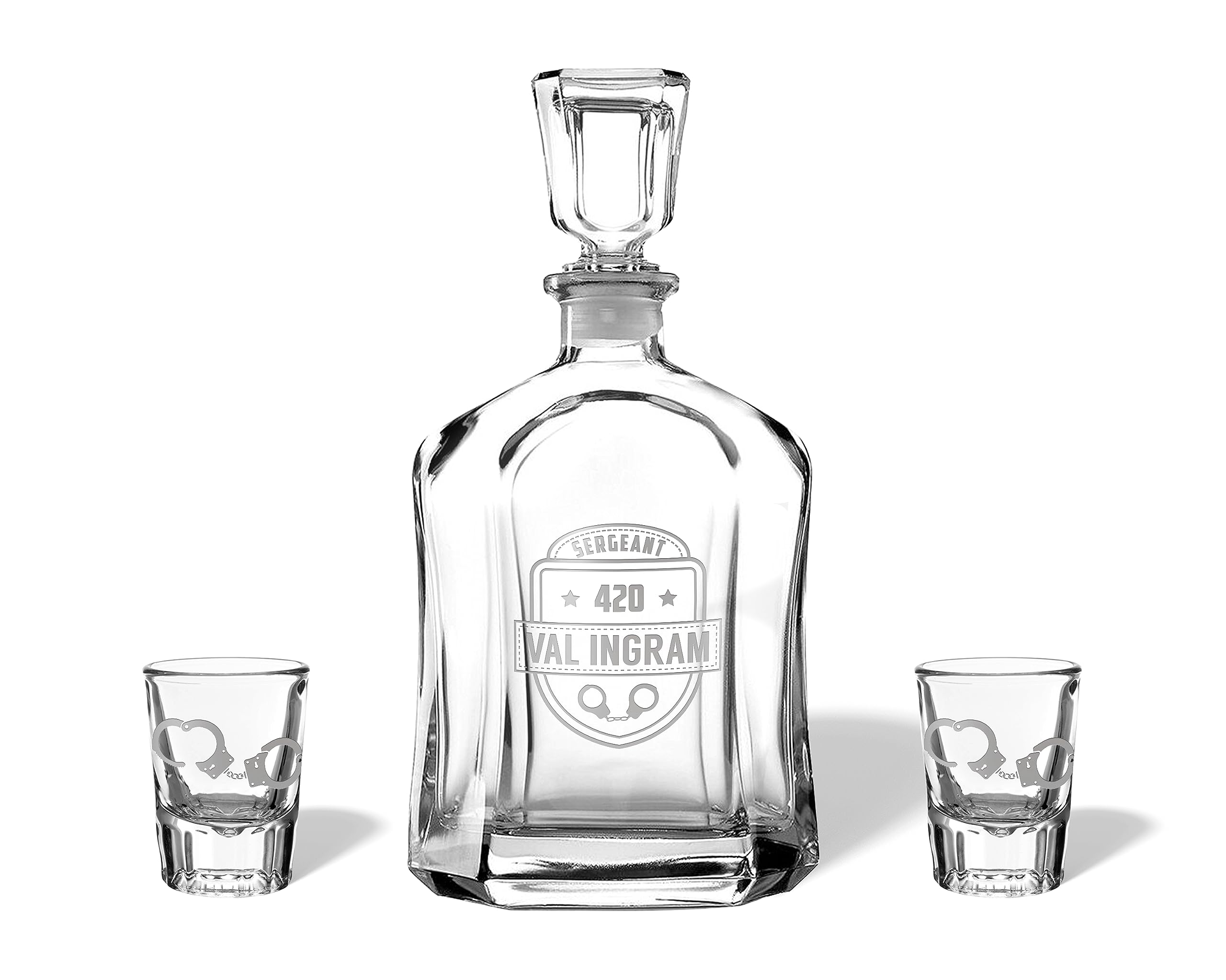Alterd Industries Personalized Police Officer Whiskey Glass - Retirement, Graduation & Promotion Gift for Cops, Law Enforcement, Detectives & Police Captains | Perfect for Celebrations, Appreciation & Special Occasions