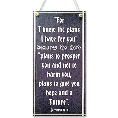 For I know the plans I have for you