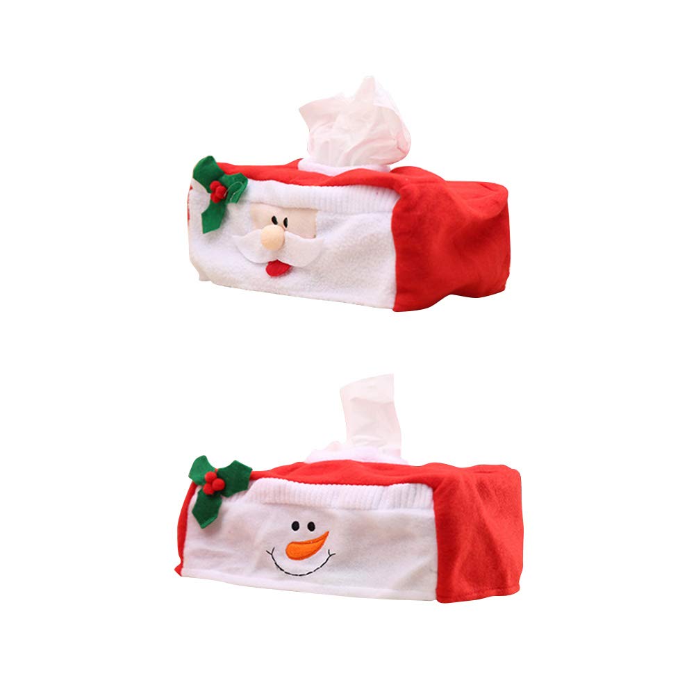 BESPORTBLE 2-Pack Napkin Holder Box - Freestanding Countertop Tissue Dispenser for Kitchen, Bar, Restaurant & Dining Room - Hand Towel Tray & Cocktail Paper Storage Container