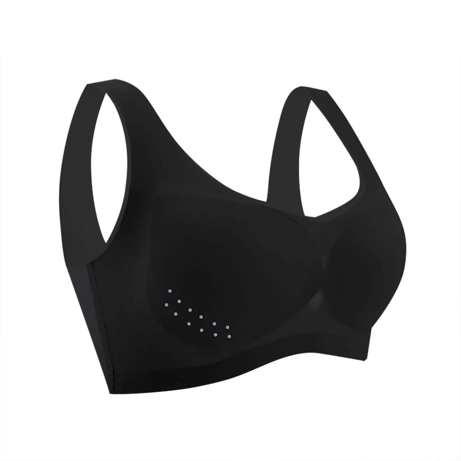 Ultra-Thin Ice Silk Seamless Comfort Bras for Women - Plus Size Wireless Sports Bra with Removable Pads for Running, Workout & Yoga | Breathable & Supportive Activewear for Gym, Fitness & Daily Wear