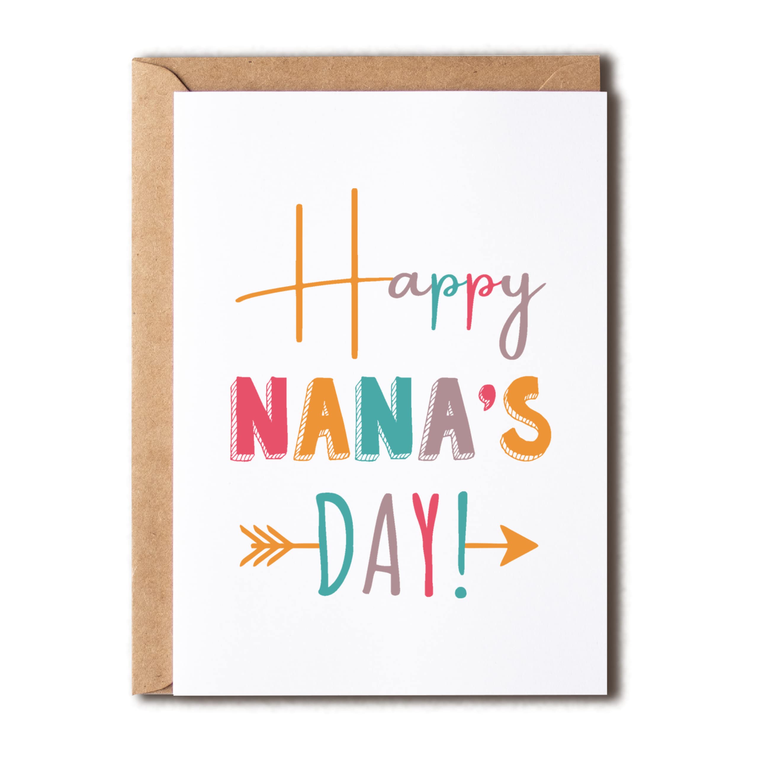 Happy Nana's Day Card - Birthday & Mother's Day Greeting Card for Grandma - Thoughtful Gift for Her - Perfect for Special Occasions & Family Celebrations