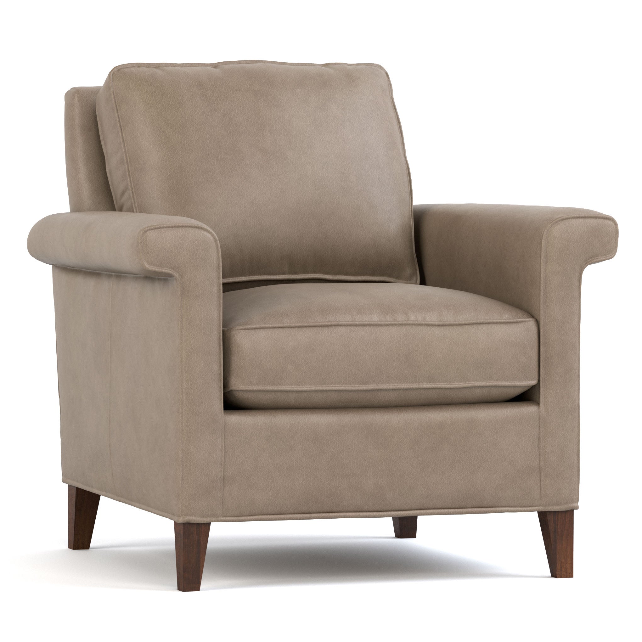 Belleville Chair - Modern Accent Chair for Living Room, Bedroom & Office - Comfortable Upholstered Armchair with Sturdy Metal Legs - Perfect for Relaxing, Reading & Decorating Small Spaces