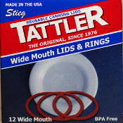 Tattler Reusable Canning Jar Lids - BPA-Free Plastic Lids for Mason Jars - Perfect for Home Canning, Food Preservation & DIY Projects - Ideal for Jams, Pickles, Sauces & More