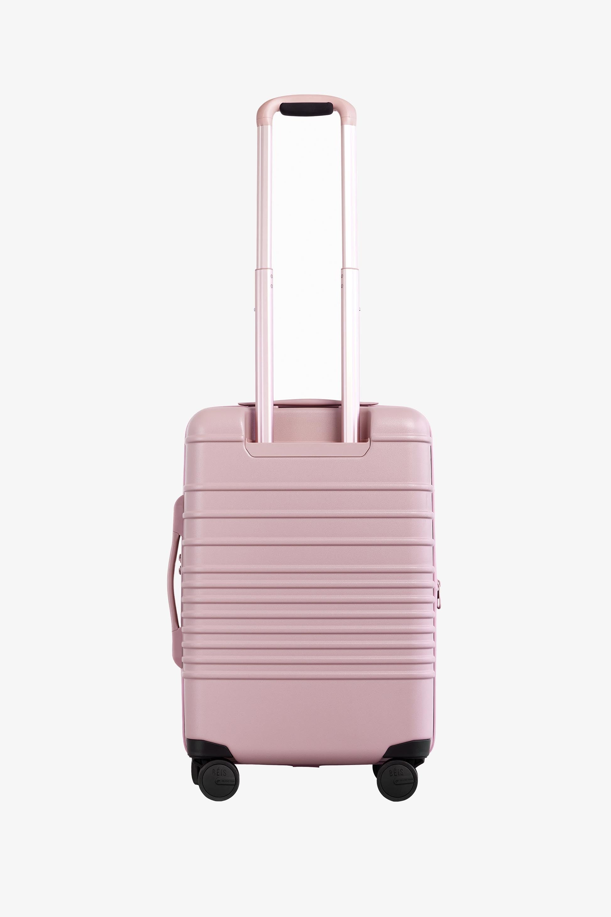 Atlas Pink Carry On Roller Luggage - Lightweight Spinner Suitcase for Travel, Business Trips & Weekend Getaways