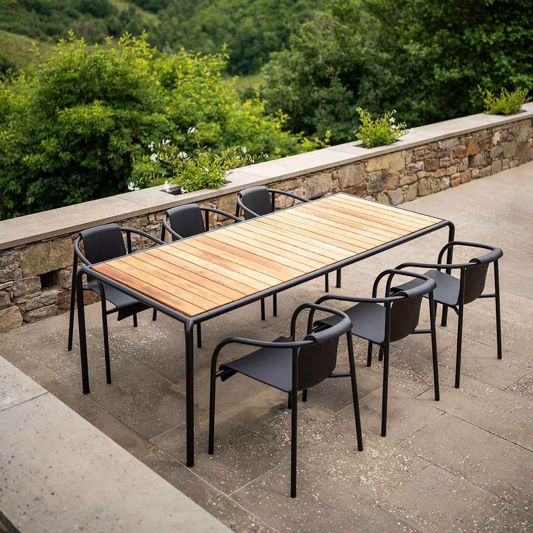 Avanti Outdoor Dining Table - Weather-Resistant Patio Table for Backyard, Garden, and Poolside - Perfect for Outdoor Entertaining and Family Gatherings
