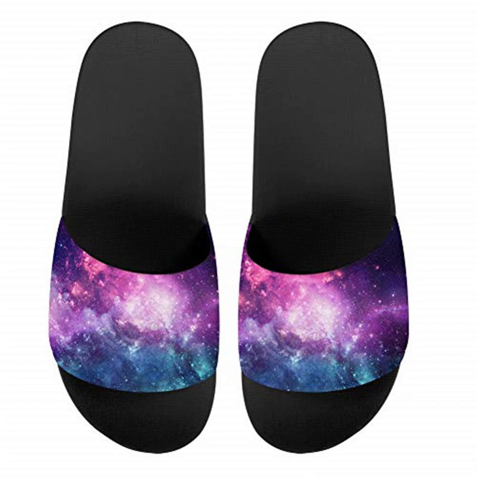 FOR U DESIGNS Women's Sandals Slippers - Non-Slip Slides for Summer, Indoor, Outdoor, Beach & Hotel Use - Comfortable House Shoes for Relaxing at Home or Walking by the Shore