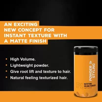 Elecsera Mattifying Volume Powder Hair Wax - 20g | Oil Control & Texturizing for Thin Hair | Perfect for Styling, Volume Boost & Everyday Use