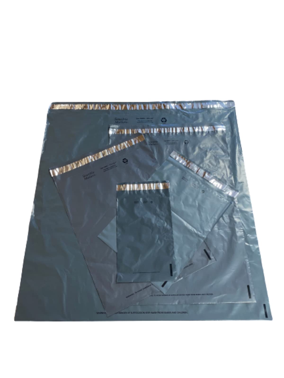 4000 Pack 12x15.5 Inch Eco-Friendly Recycled Poly Mailers Grey - Durable Shipping Envelopes for Small Business & Ecommerce - Perfect for Online Stores, Subscription Boxes & Package Protection