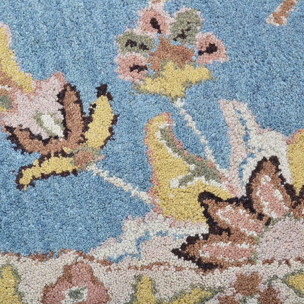 Gabbeh Hand Tufted Wool Rug - Soft Persian Style Area Rug for Living Room, Bedroom & Home Decor
