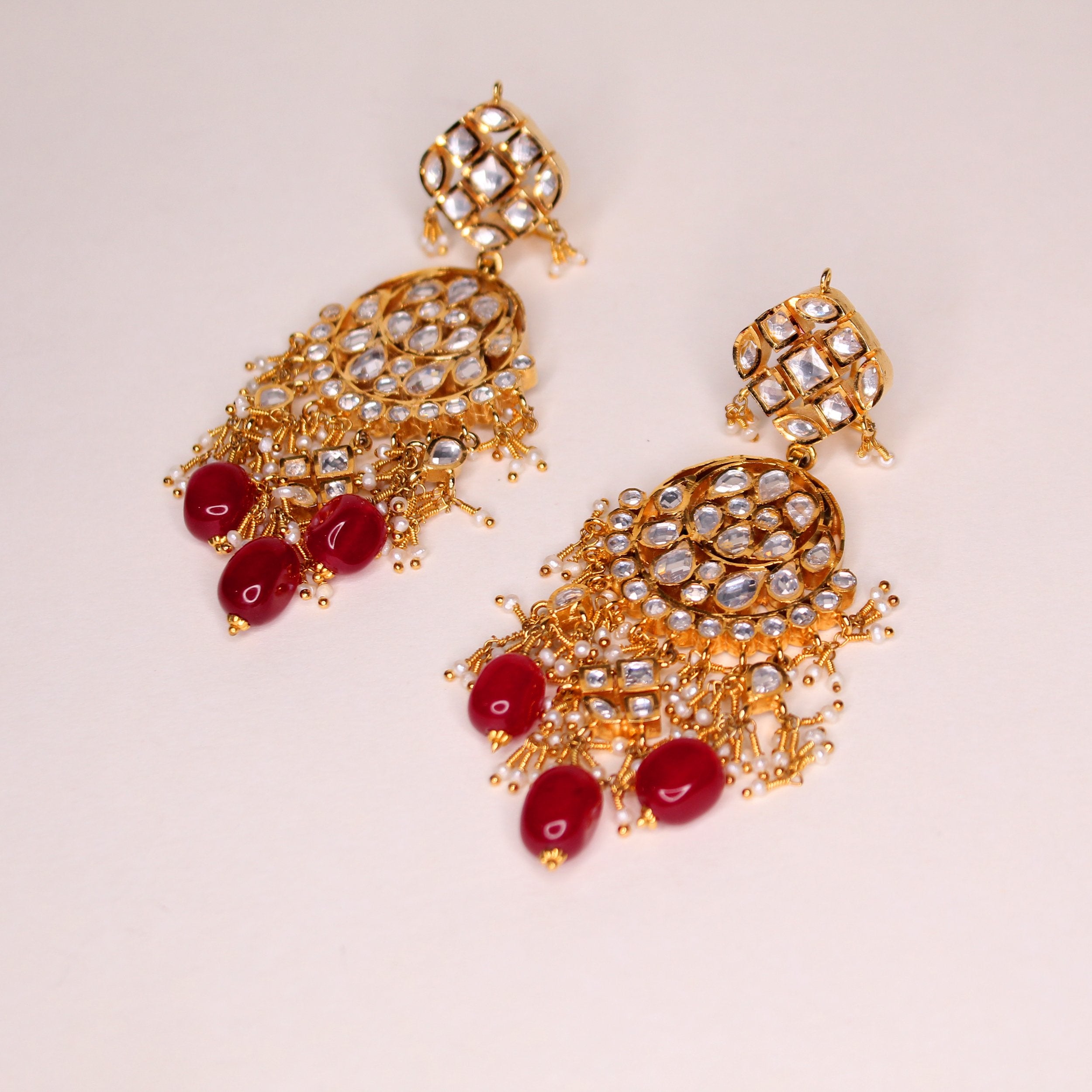 Exquisite Kundan and Pearl Earrings for Women – Traditional Indian Jewelry for Weddings, Parties & Special Occasions