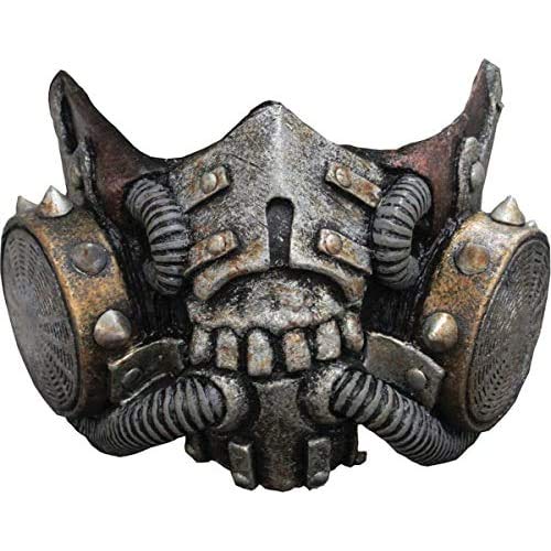 **Ghoulish Productions Doomsday Muzzle Mask - Russian Gas Mask for Survival, Nuclear & Chemical Protection - Steampunk Style Latex Mask for Adults (One Size) - Perfect for Cosplay, Halloween, and Apocalyptic Themed Events**