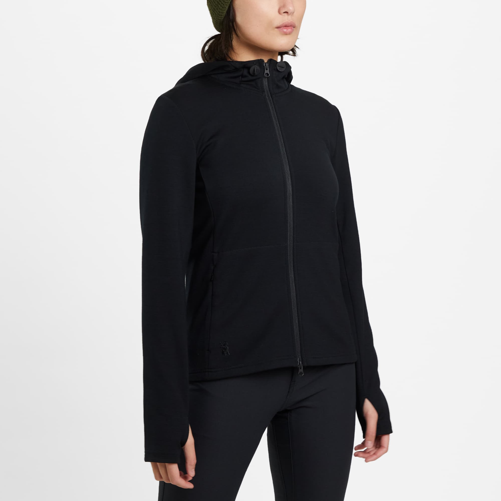 Women's Merino Wool Cobra 3.0 Zip Hoodie - Lightweight Thermal Pullover for Hiking, Camping & Outdoor Activities