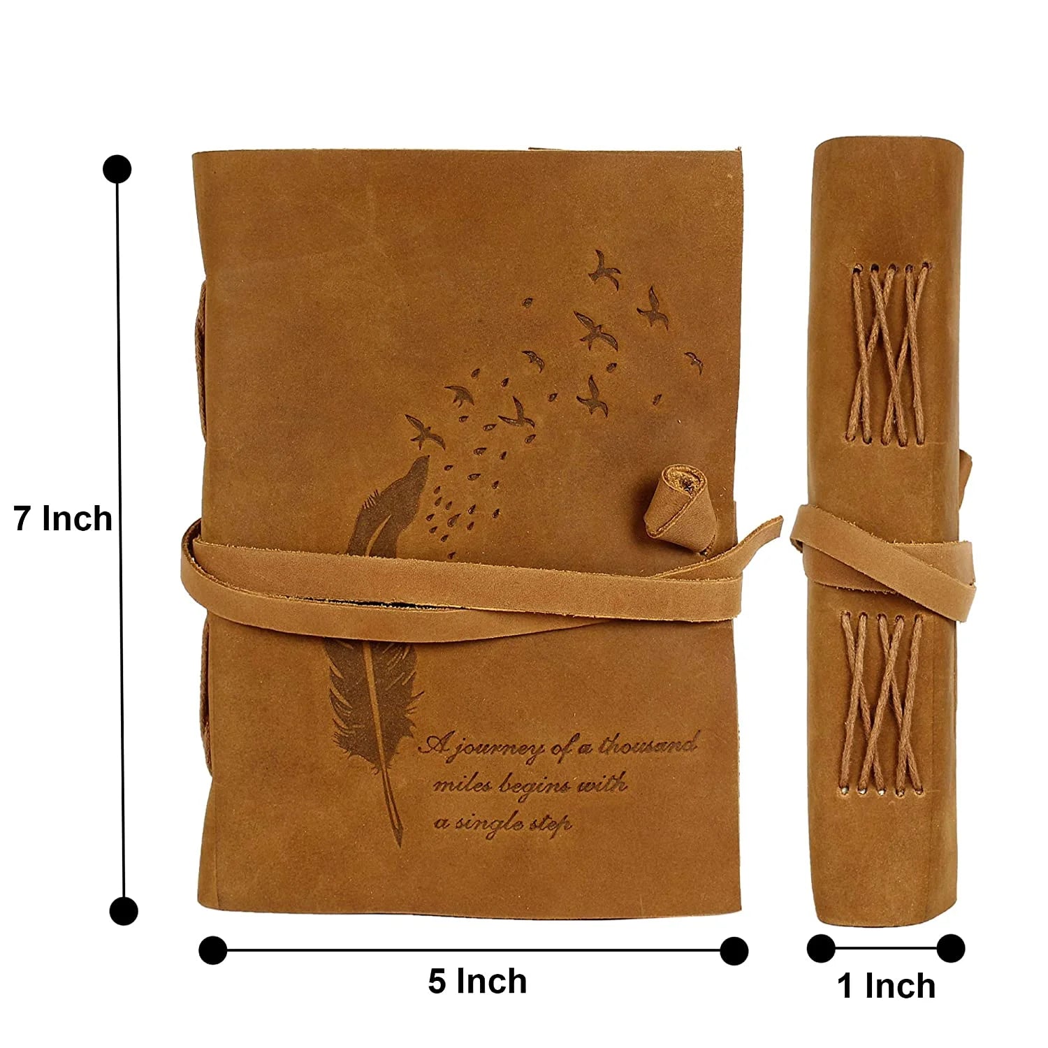 Handmade Tree of Life Leather Journal - Vintage Writing Notebook for Men & Women - Perfect for Travel, Journaling & Gift Giving
