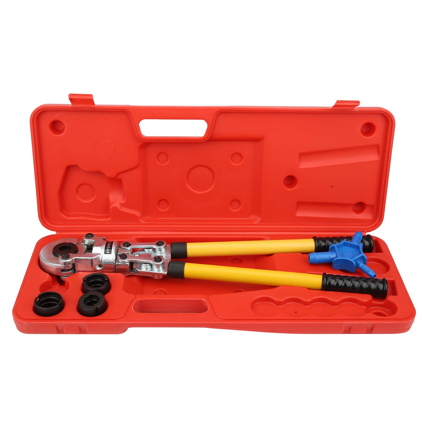 360° Rotating Pipe Crimping Tool Set - 13Pcs Copper Tube Plumbing Pliers for Valve & Joint Connections | Professional Plumbing Repair Kit for Home & Commercial Use