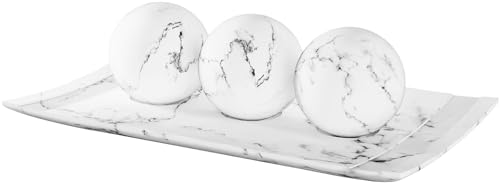 Matte White Marble Look