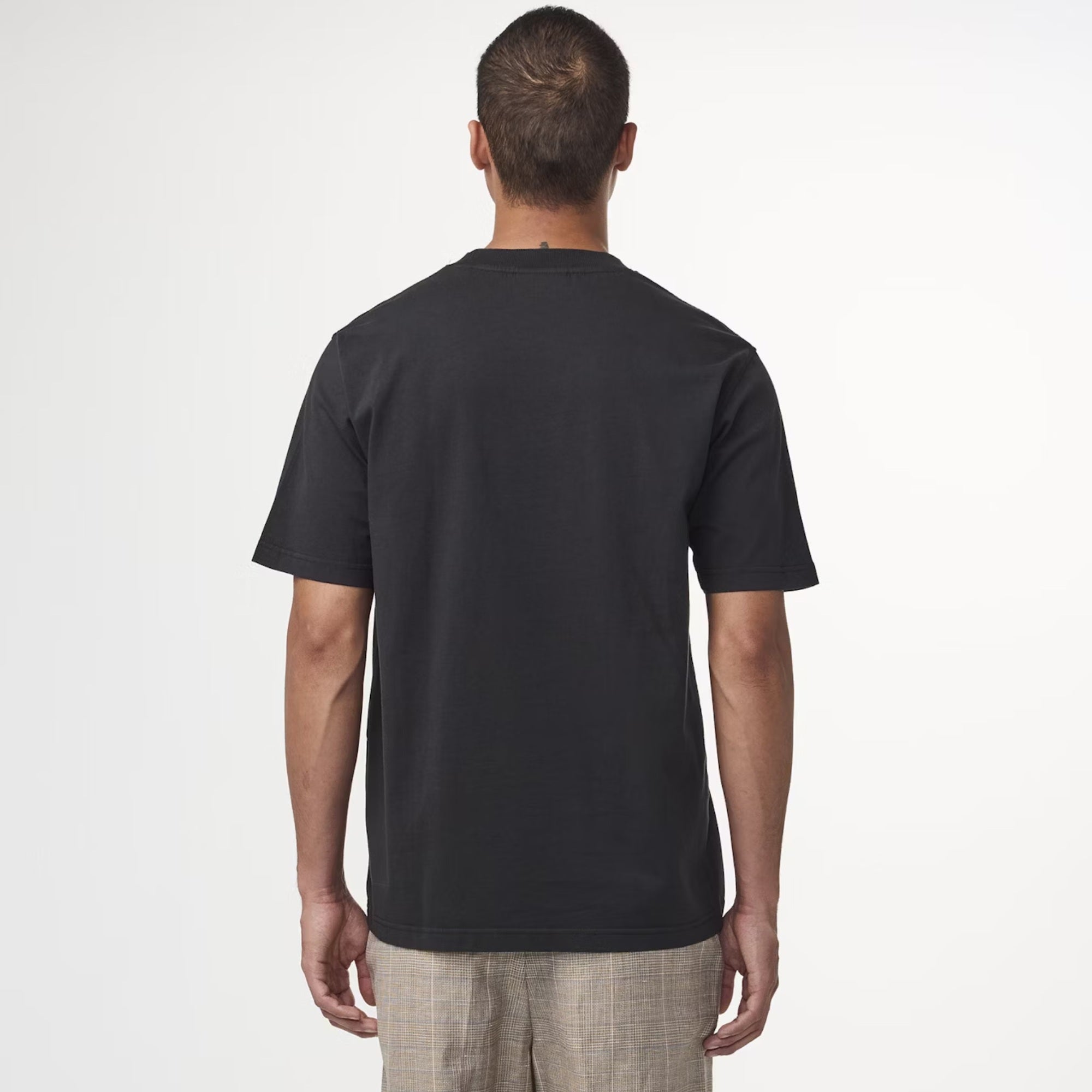 Adam 3209 Premium Pima Cotton Casual Logo T-Shirt for Men - Soft Breathable Tee for Everyday Wear, Lounge & Outings