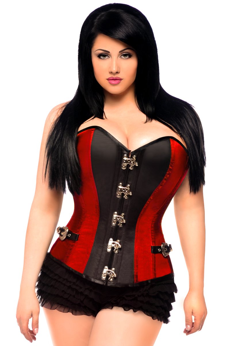 Steel Boned Corset for Women with Buckle Accent - Daisy Corsets | Waist Training, Burlesque, Victorian Fashion & Special Occasion Outfits