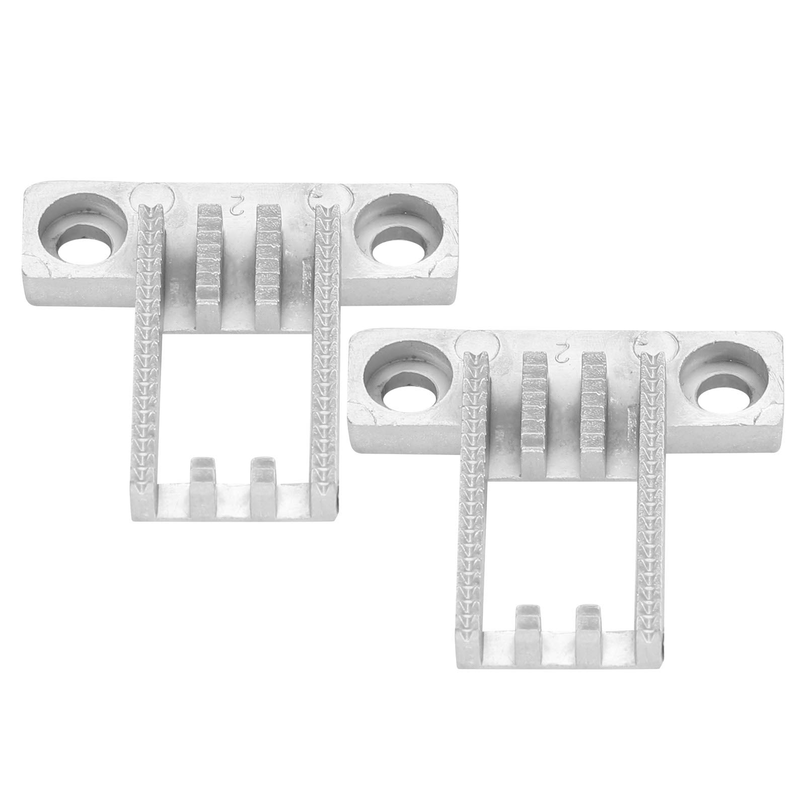 Jeanoko 2-Pack Durable Sewing Machine Feed Dog Components - Heavy-Duty Metal Feed Dogs for Smooth Fabric Feeding | Perfect for Home Sewing, Quilting & Garment Repair