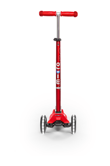 Micro Kickboard Maxi Deluxe LED Scooter for Kids - 3 Wheel Light Up Kick Scooter with Adjustable Handlebar - Perfect for Outdoor Play, Commuting & Neighborhood Rides