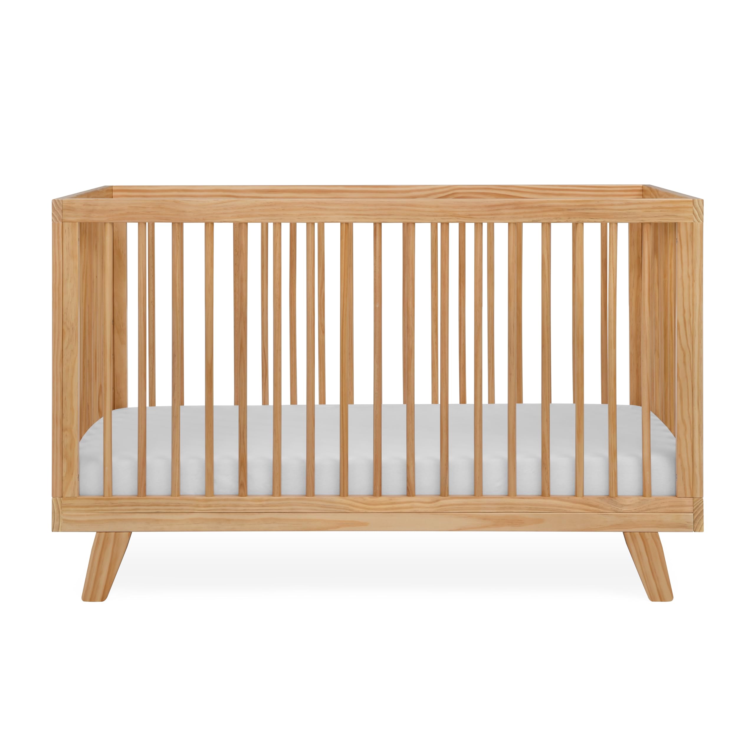 Astin 3-in-1 Convertible Baby Crib in Natural - Converts to Toddler Bed & Daybed | Fits Standard Full-Size Crib Mattress | 4 Adjustable Heights | Perfect Nursery Essential for Newborns to Toddlers