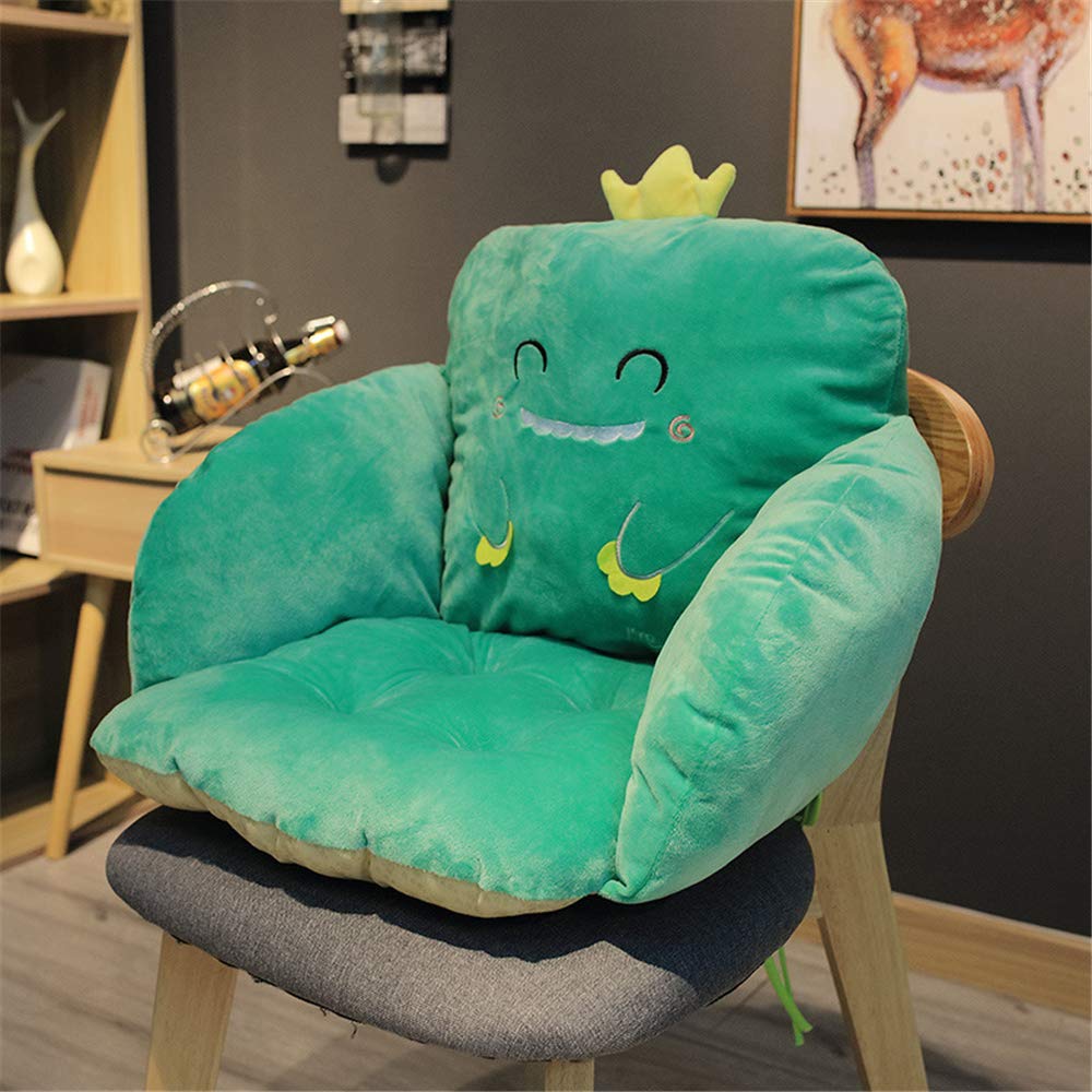 WUYU Plush Dinosaur Cushion - Soft Tummy Time & Seated Support Pillow for Babies & Office Comfort - Ergonomic Fruit-Shaped Chair for Nursing, Playtime & Relaxation - Perfect for Nursery, Workstation & Lounging