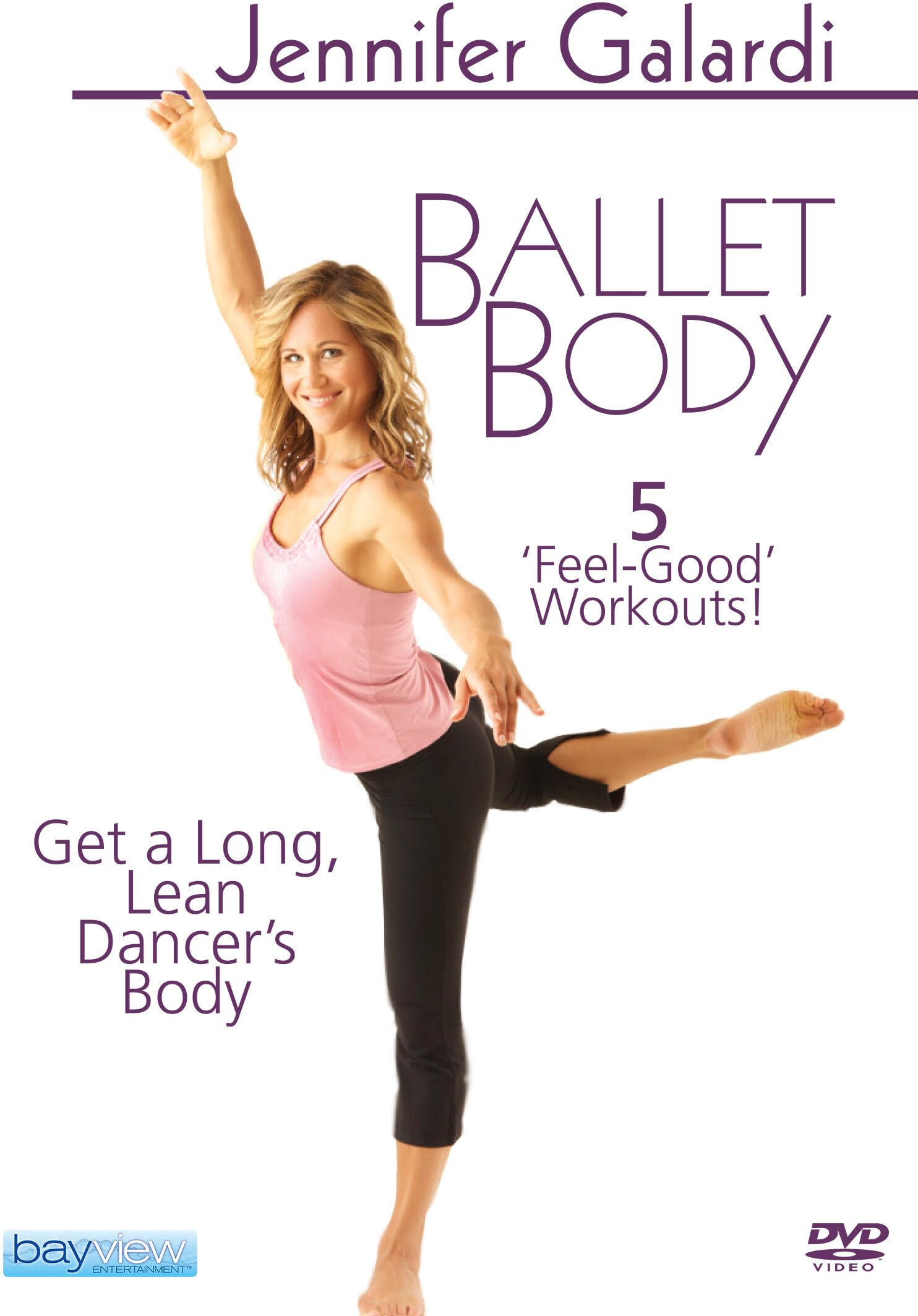 Jennifer Galardi Ballet Body Workout DVD - Full Body Toning & Sculpting for Dancers & Fitness Enthusiasts | Home Exercise Routine for Strength, Flexibility & Graceful Movement