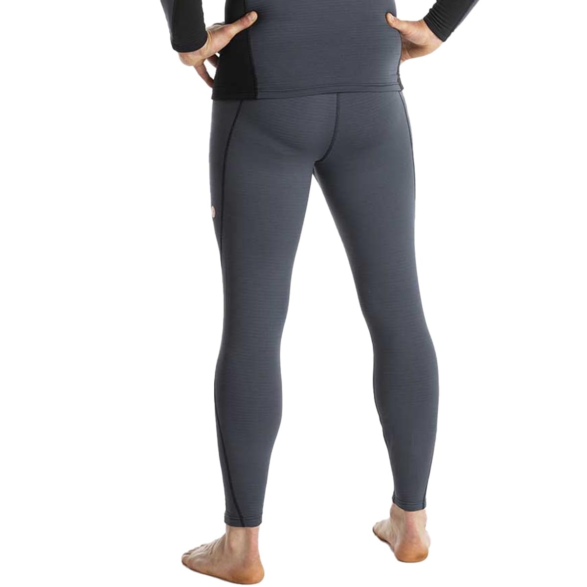 Fourth Element J2 Leggings for Men - Grey & Black Thermal Base Layer | Scuba Diving, Surfing & Cold Weather Activities
