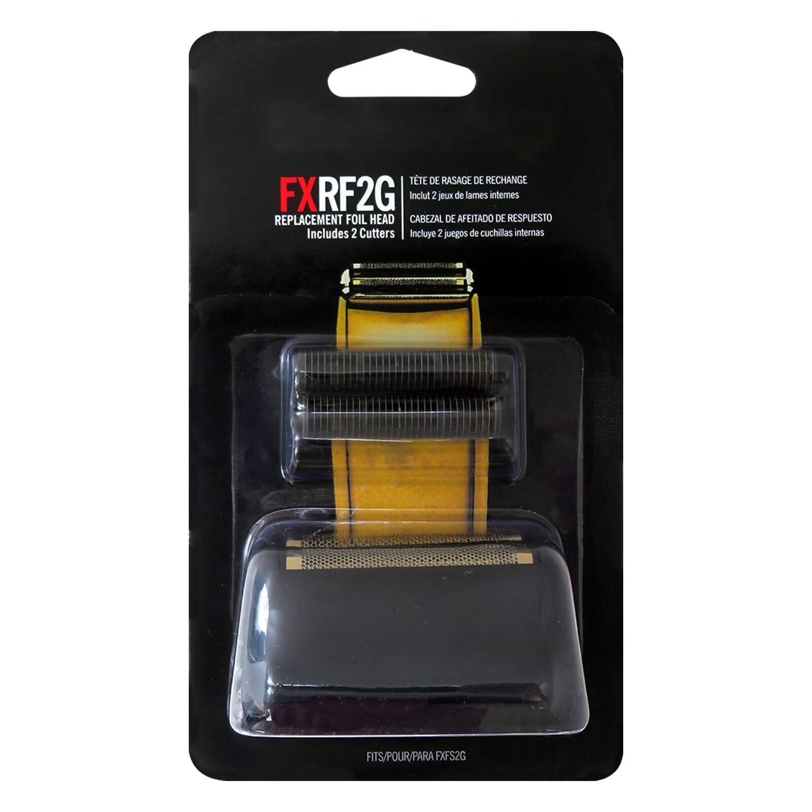 Upgraded Replacement Foil and Cutter for Barberology FXFS2 Electric Shaver - Matte Black Double Foil Replacement Head for PRO Barberology Razors | Perfect for Professional Barbers & Home Grooming