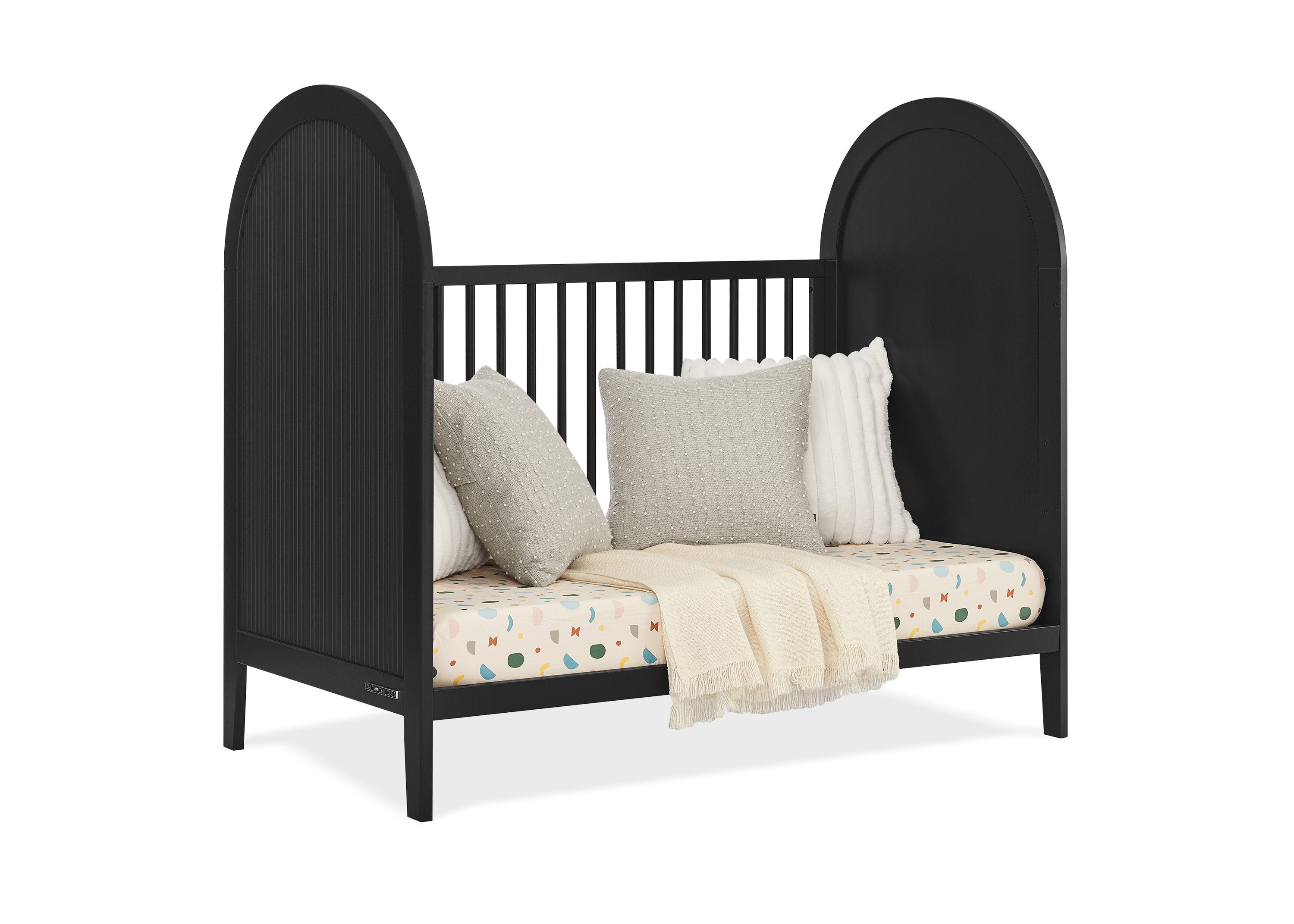 Eloise 4-in-1 Convertible Baby Crib - Toddler Bed, Daybed & Full-Size Bed Conversion - Safe Nursery Furniture for Newborns to Teens - Perfect for Bedrooms, Daycare & Guest Rooms