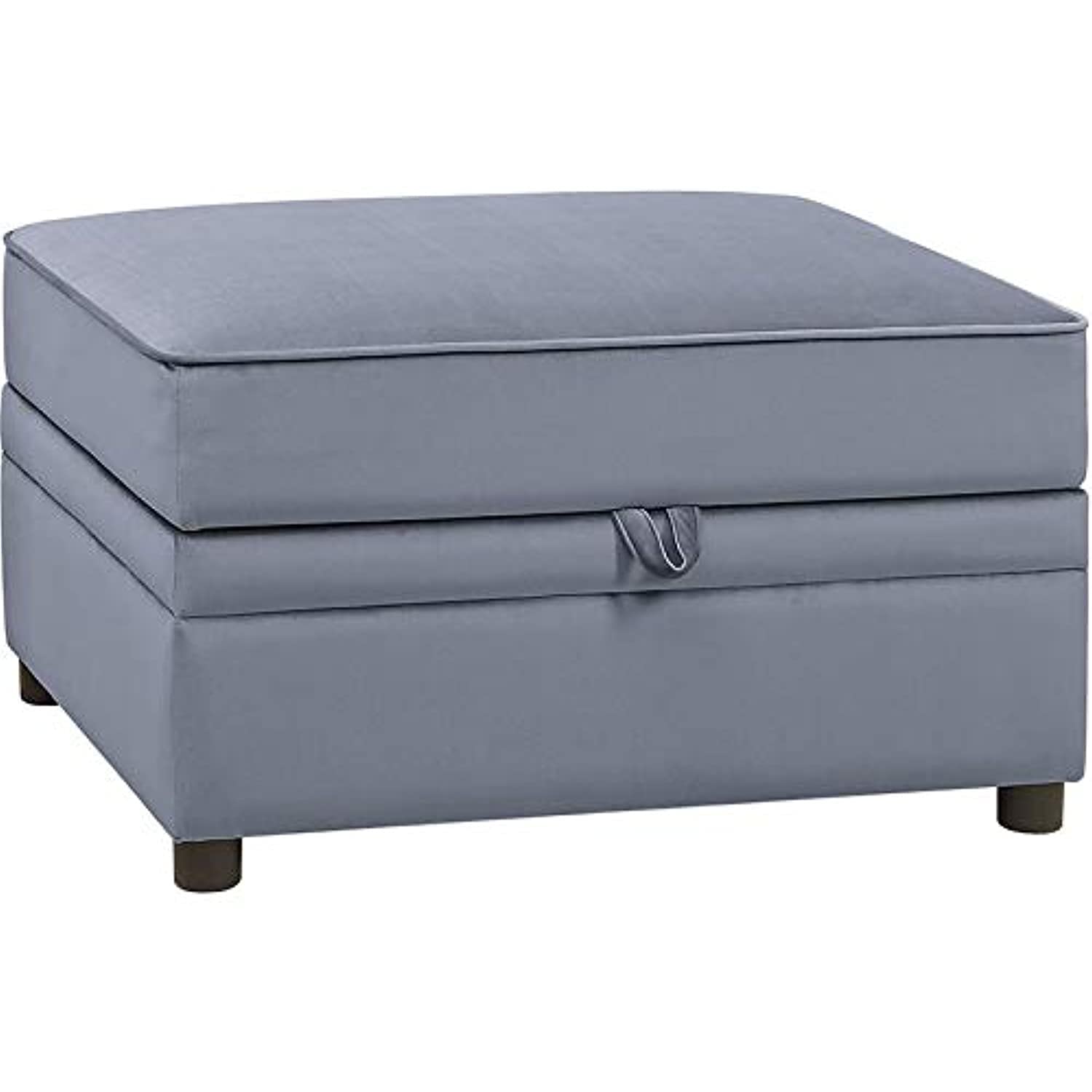 Acme Furniture Sofa - Gray Velvet Upholstered Modern Living Room Couch for Home & Office Comfort