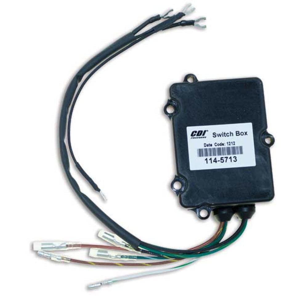 CDI Electronics 114-5713 Mercury Mariner Ignition Pack Replacement for 2 Cylinder Outboard Motors (1997-2006) - Perfect for Marine Engine Repair & Boat Maintenance