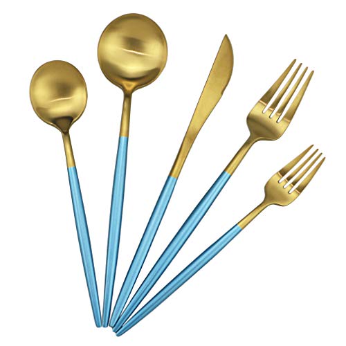Blue Handle Gold