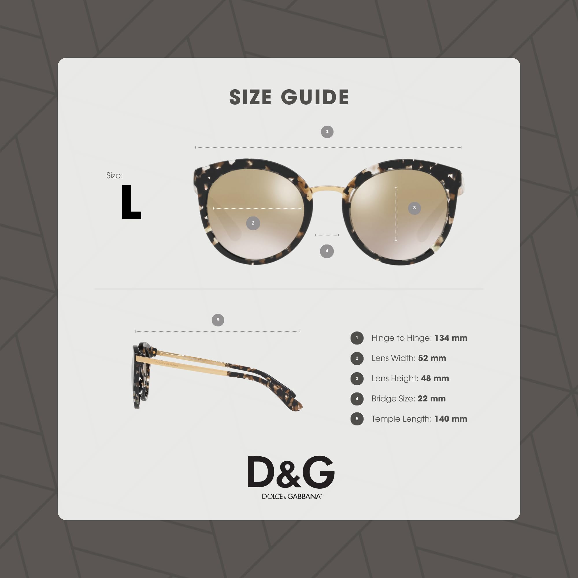 Dolce & Gabbana DG4268 Women's Round Sunglasses with UV Protection - Luxury Designer Sunglasses Bundle with iWear Eyewear Kit for Travel, Beach & Fashion Accessories