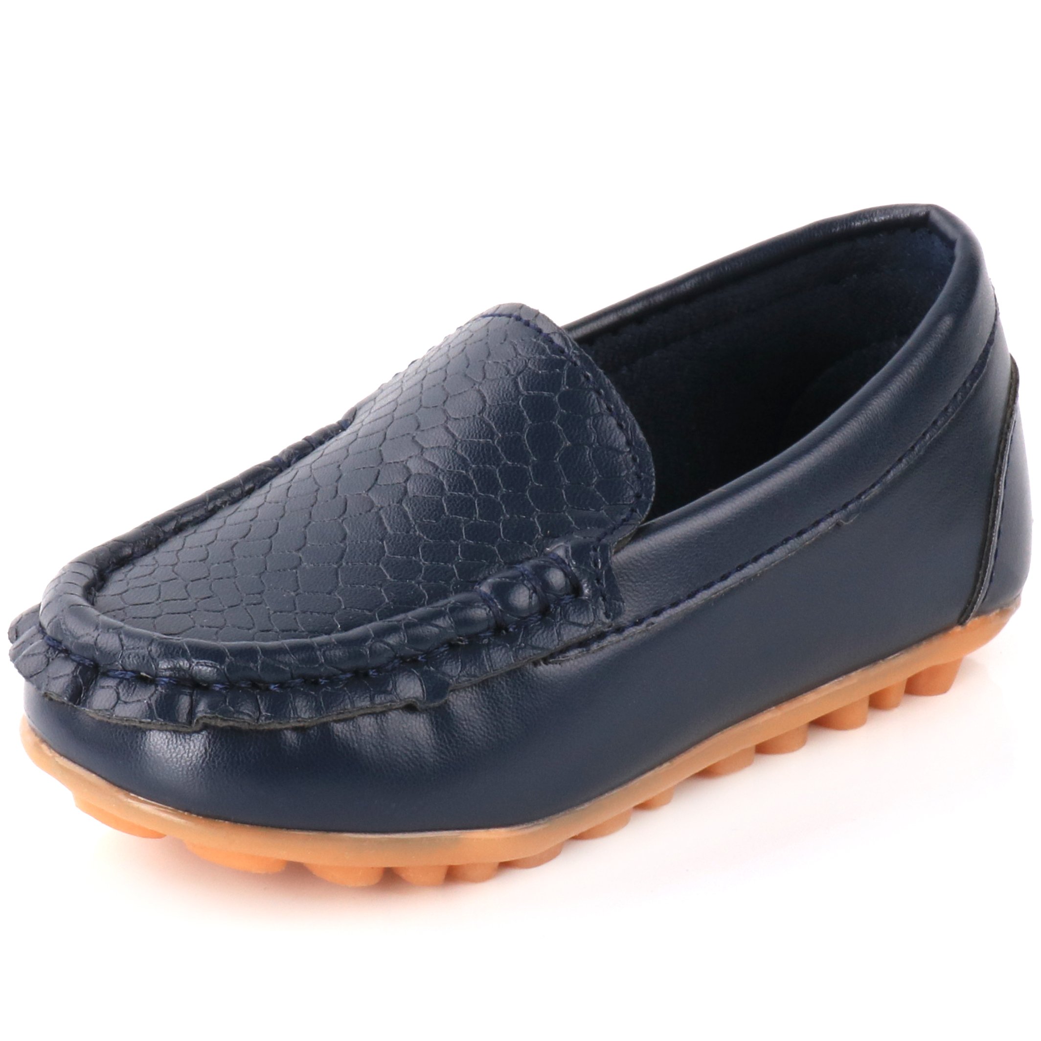 Femizee Toddler Boys & Girls Loafers - Casual Moccasin Slip-On Dress Shoes for Kids | Perfect for Weddings, Parties & Everyday Wear