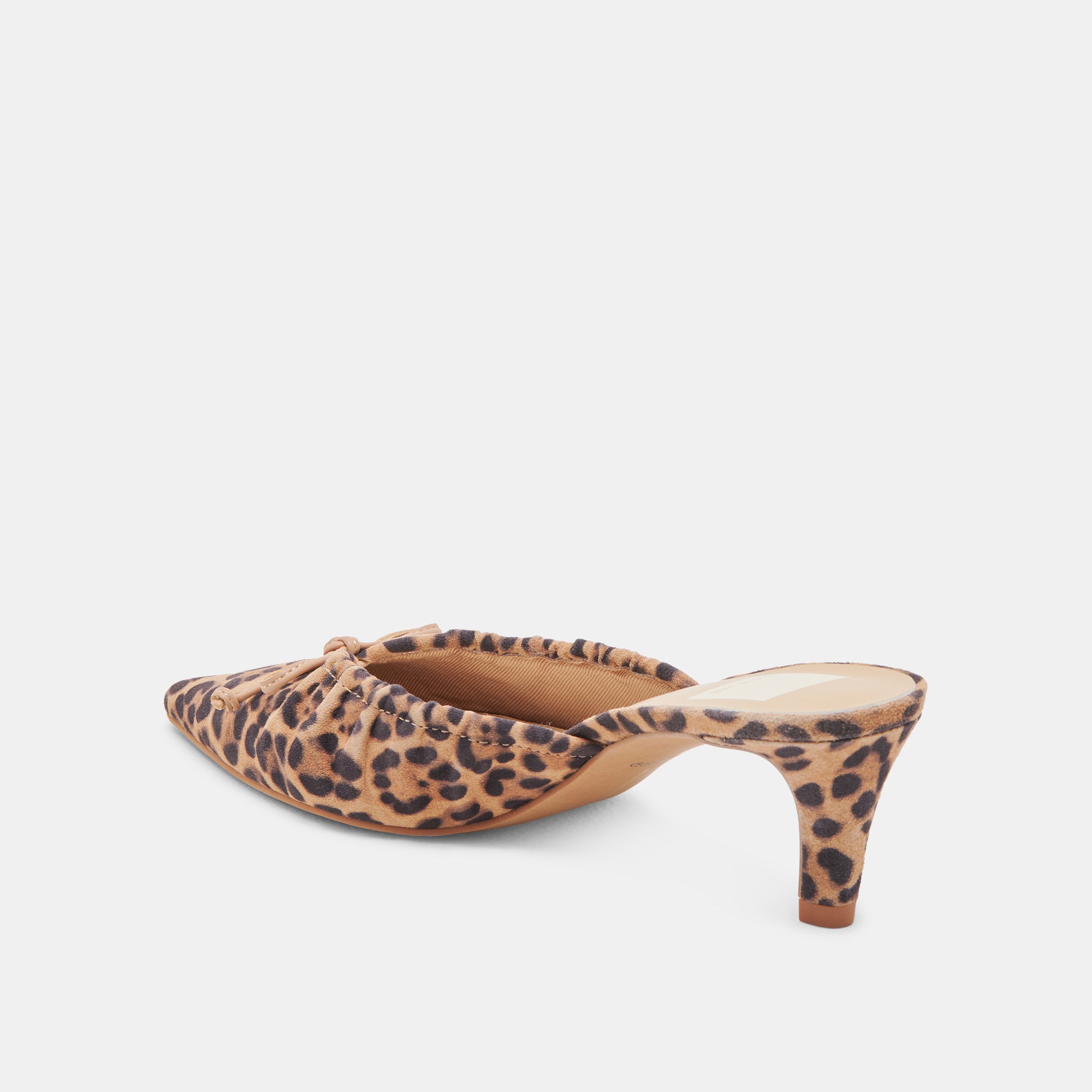 KAIRI Women's Mid Heel Leopard Print Suede Pumps - Perfect for Office, Party & Evening Wear