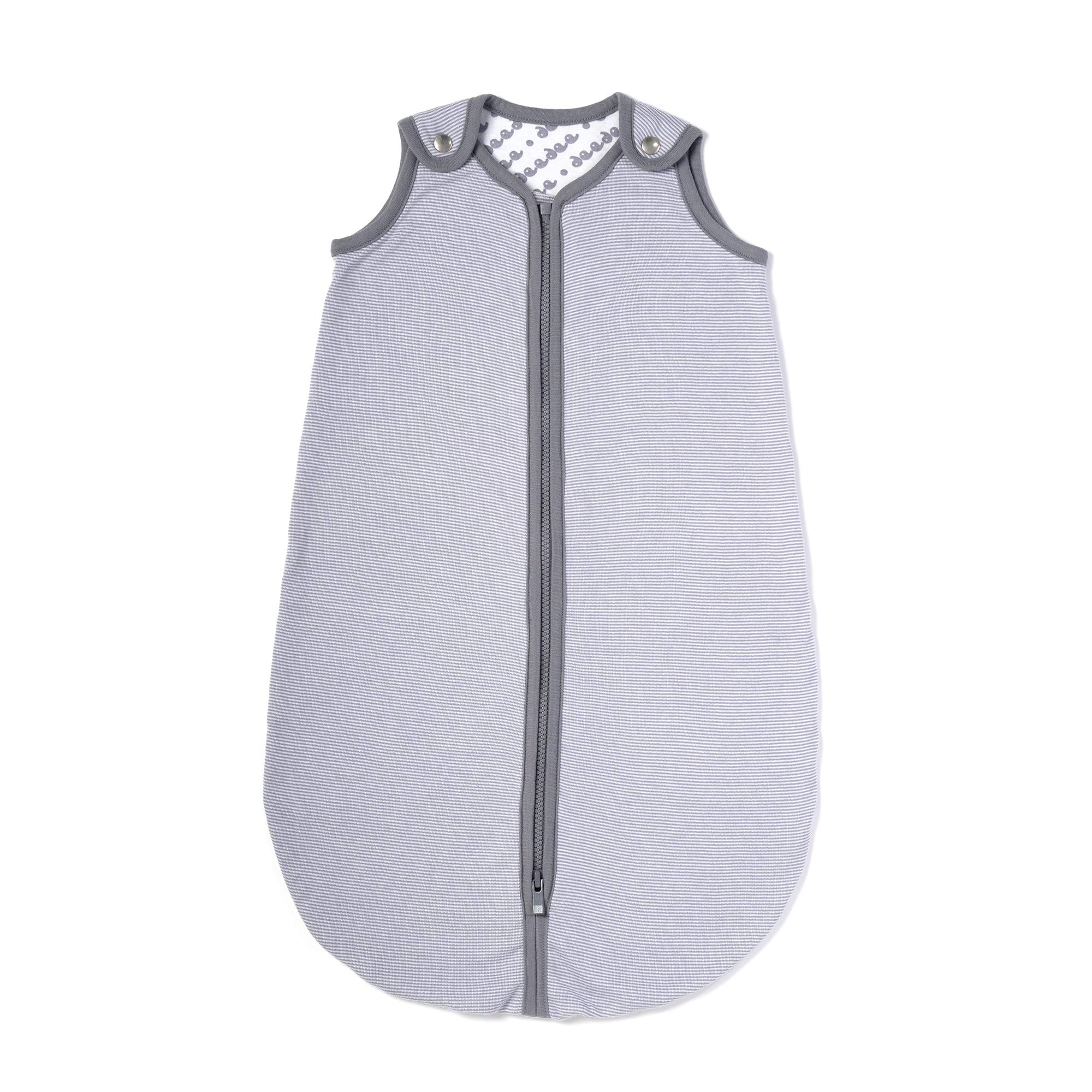 **DeeDee Baby Wearable Blanket - Soft & Safe Sleeping Sack for Infants & Toddlers (18-36 Months) | Lightweight Sleep Nest for Cozy Nights | Gray Stripes Design | Perfect for Nursery, Travel & Daycare**