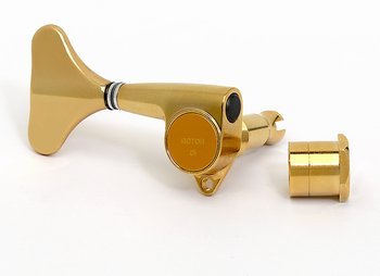 Gotoh Gold Bass Machine Heads - Premium Tuning Pegs for Electric Bass Guitar - Perfect for Professional Musicians & Studio Recording