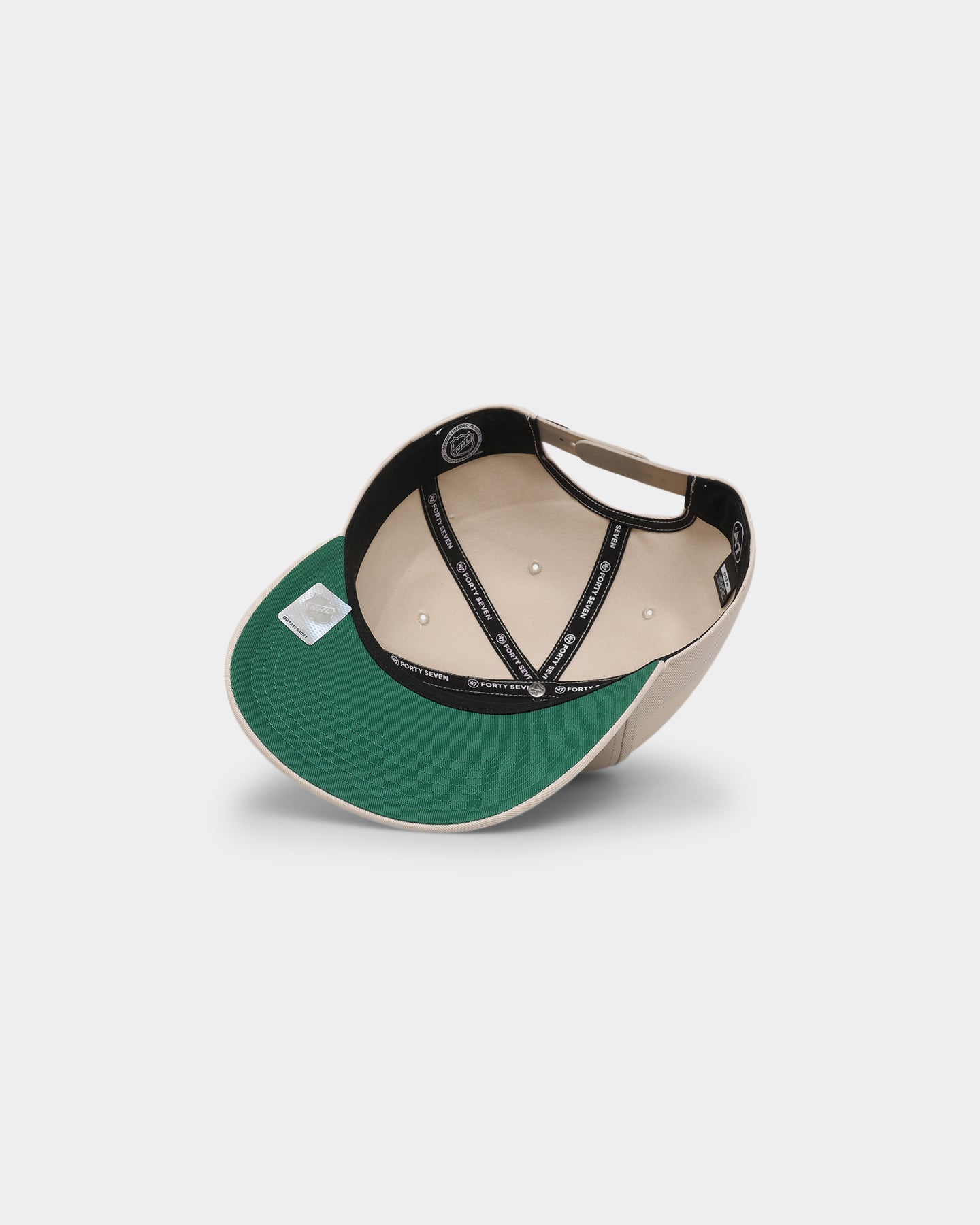 47 Brand Anaheim Ducks Nantasket Script '47 Captain DT Snapback Bone Hat - Official NHL Hockey Cap for Men & Women - Perfect for Games, Fan Gear & Streetwear Fashion