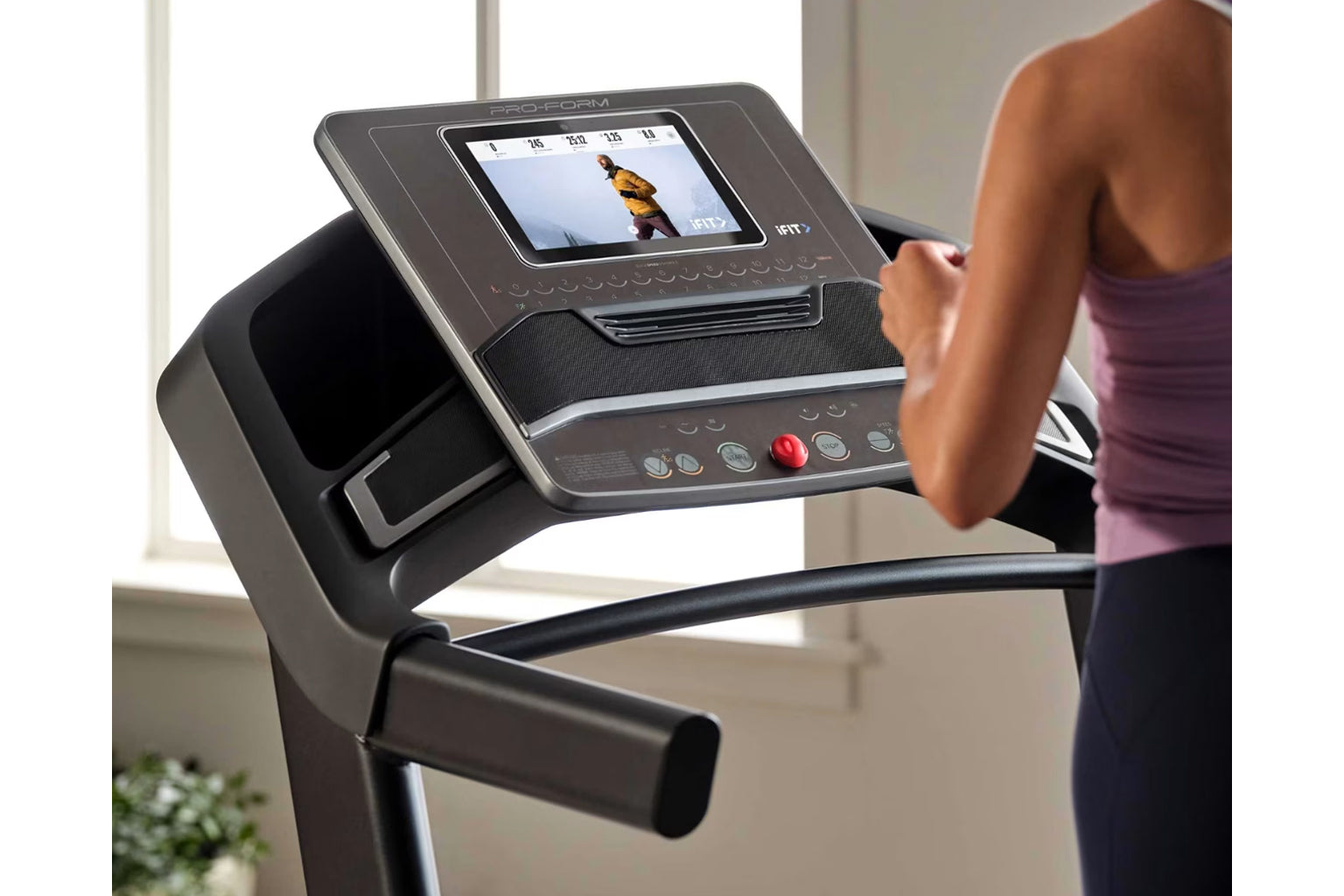 Proform Plus Trainer 1000 Treadmill - Premium Home Fitness Equipment for Running & Walking - Perfect for Small Spaces & Home Gyms