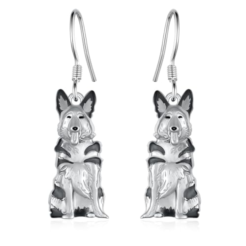 German Shepherd Earrings