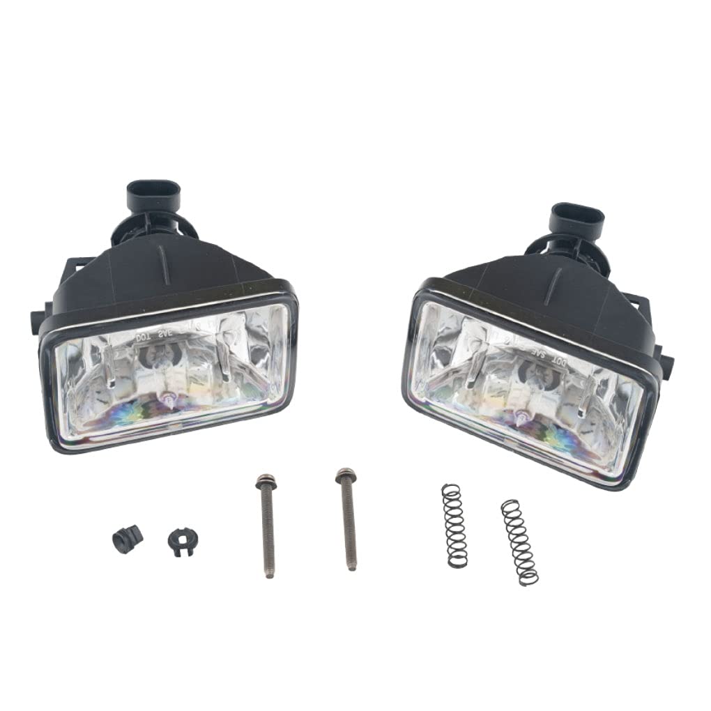 2017-2018 Ford F250 F350 Super Duty LED Fog Lights - Clear Lens Driving Lamps with Bright LED Bulbs - Perfect for Off-Roading, Night Driving & Bad Weather Conditions