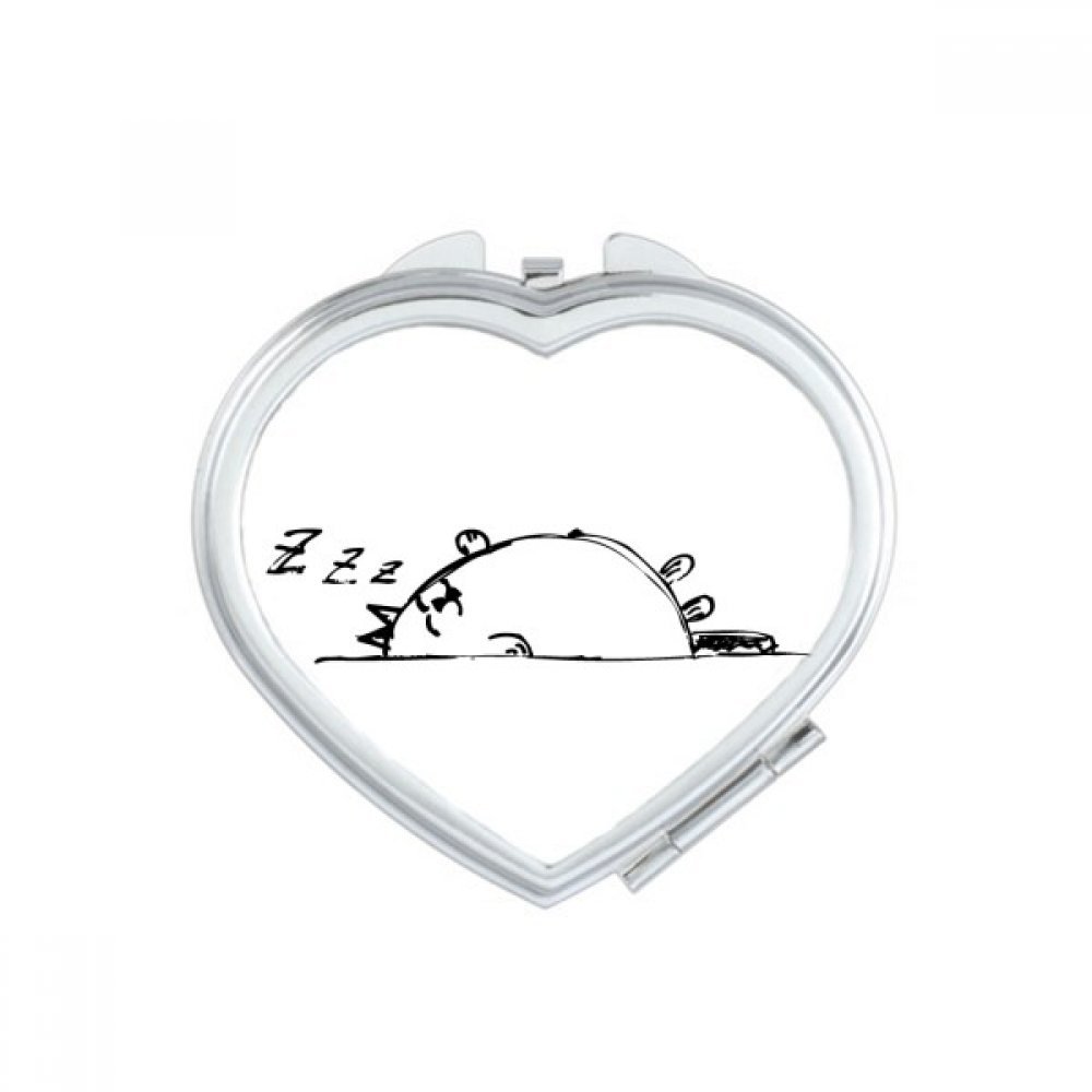 Bestchong Portable Handheld Pocket Makeup Mirror with Heart Design - 10X Magnification for Travel, Home & On-the-Go Touch Ups | Perfect for Purse, Vanity & Gift Giving