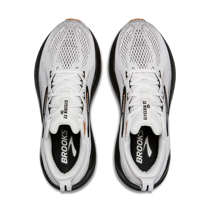 Brooks Glycerin 22 Wide Running Shoes for Men - Premium Cushioned Sneakers for Long Distance Running, Jogging & Gym Workouts
