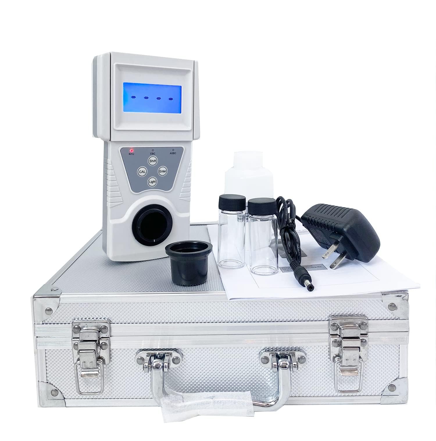 Professional Turbidity Meter Tester Analyzer 0-200 NTU Range, 0.1 NTU Resolution - Portable Water Quality Testing Equipment for Lab & Field Use | Measures Liquid Clarity in Pools, Aquariums, Drinking Water & Industrial Applications