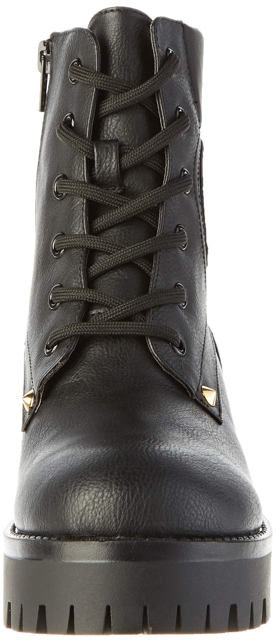Versace Jeans Women's Combat Boots - Stylish Leather Ankle Boots for Fashion & Everyday Wear | Perfect for Street Style, Night Out & Fall Winter Outfits