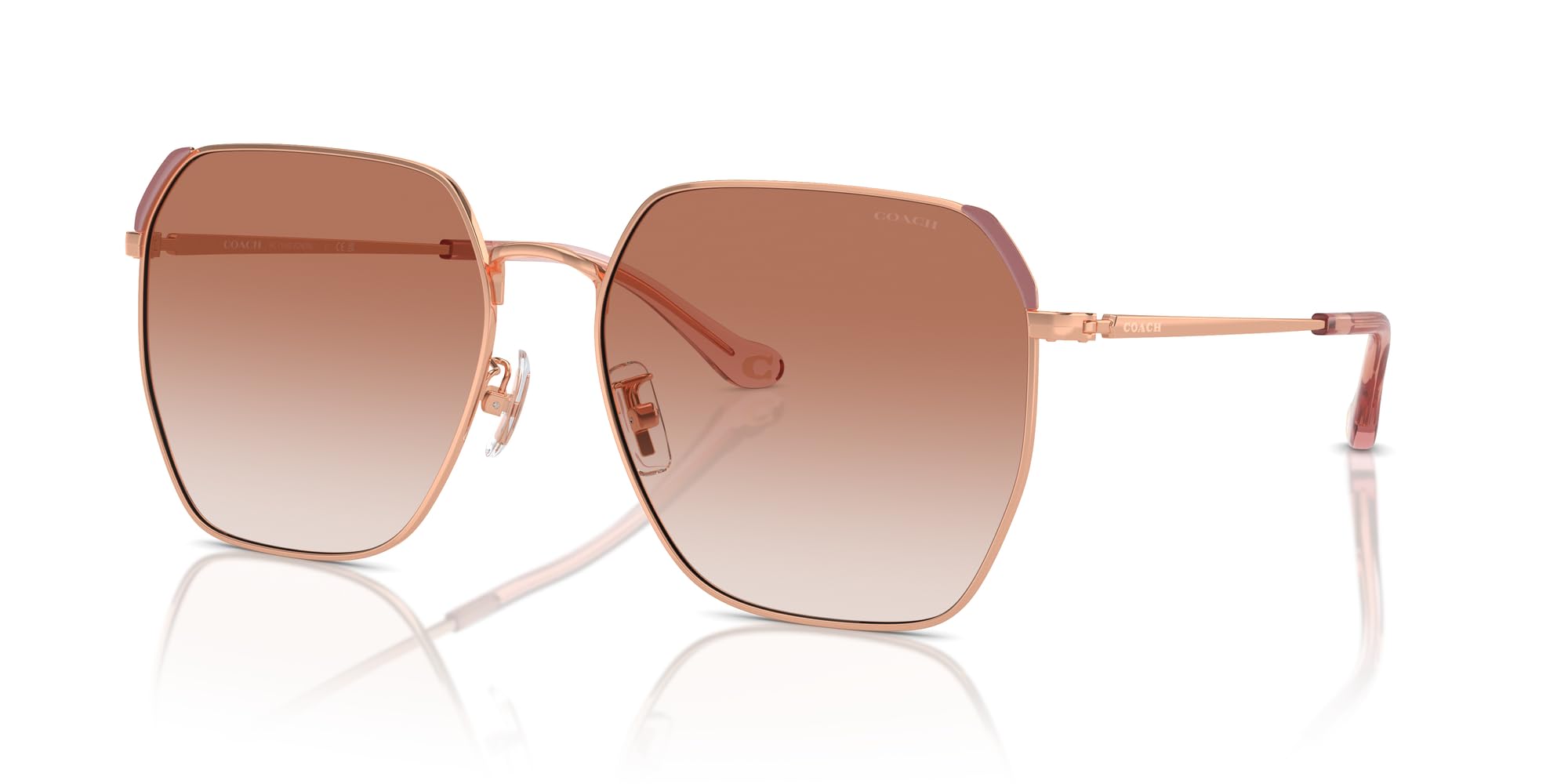 Coach Women's HC7165D Square Sunglasses - Classic Designer Shades for Women, UV Protection, Stylish & Comfortable - Perfect for Outdoor, Beach, and Everyday Fashion