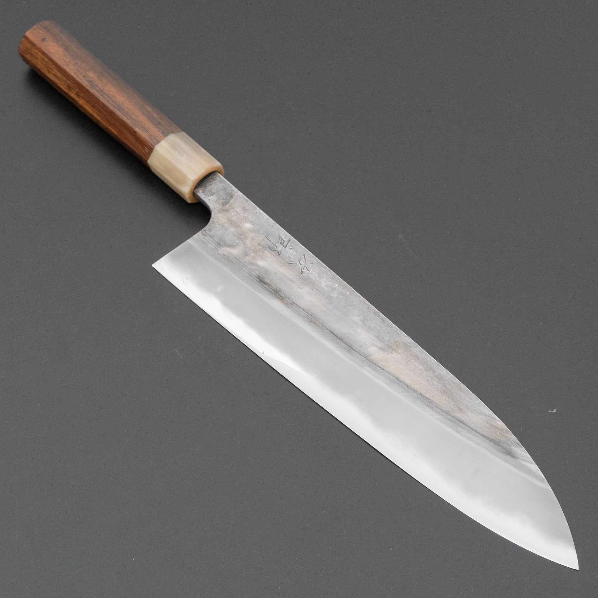 Premium Jiro Tsuchime Wa Gyuto 240mm Japanese Chef Knife with Taihei Tagayasan Handle - Perfect for Sushi, Meat Slicing & Professional Kitchen Use (#588)