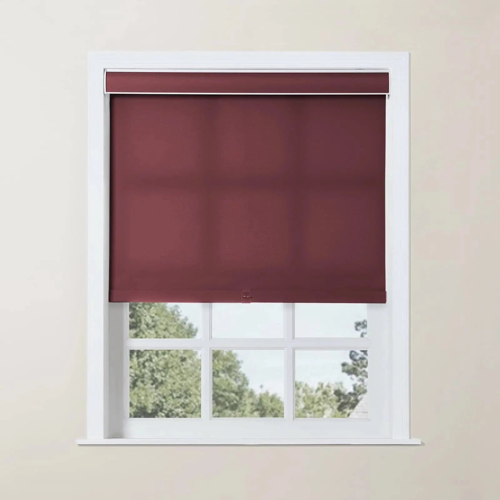 Alvin Basic Room Darkening Cordless Roller Shades - Blackout Window Coverings for Bedroom & Nursery - Noise Reducing & Energy Efficient Home Decor